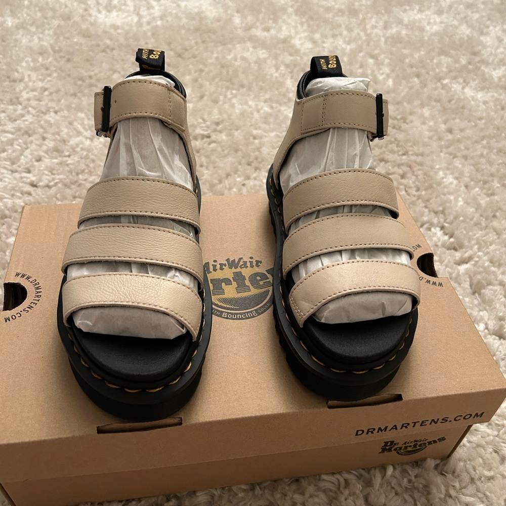 Brand new! Blaire Platform Sandles. Currently sold out on Dr. Martens.